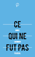 Ce qui ne fut pas, de Boris Savinkov