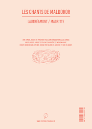 Les chants de Maldoror, par le comte de Lautréamont